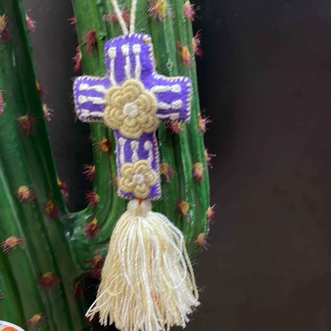 Embroidered TCU Cross