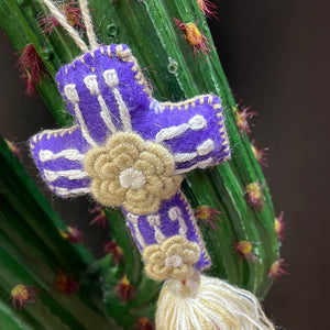 Embroidered TCU Cross