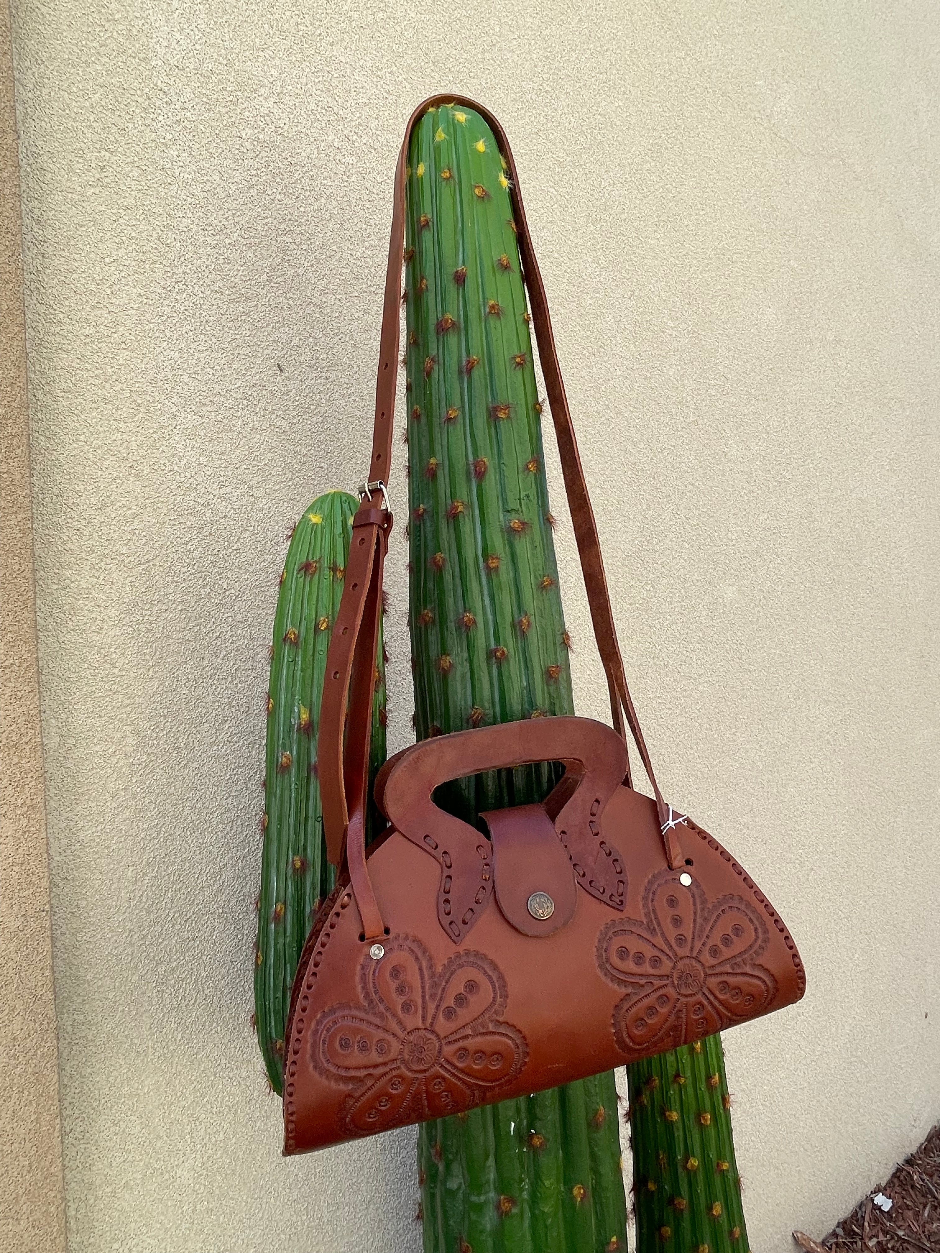 TACO leather crossbody