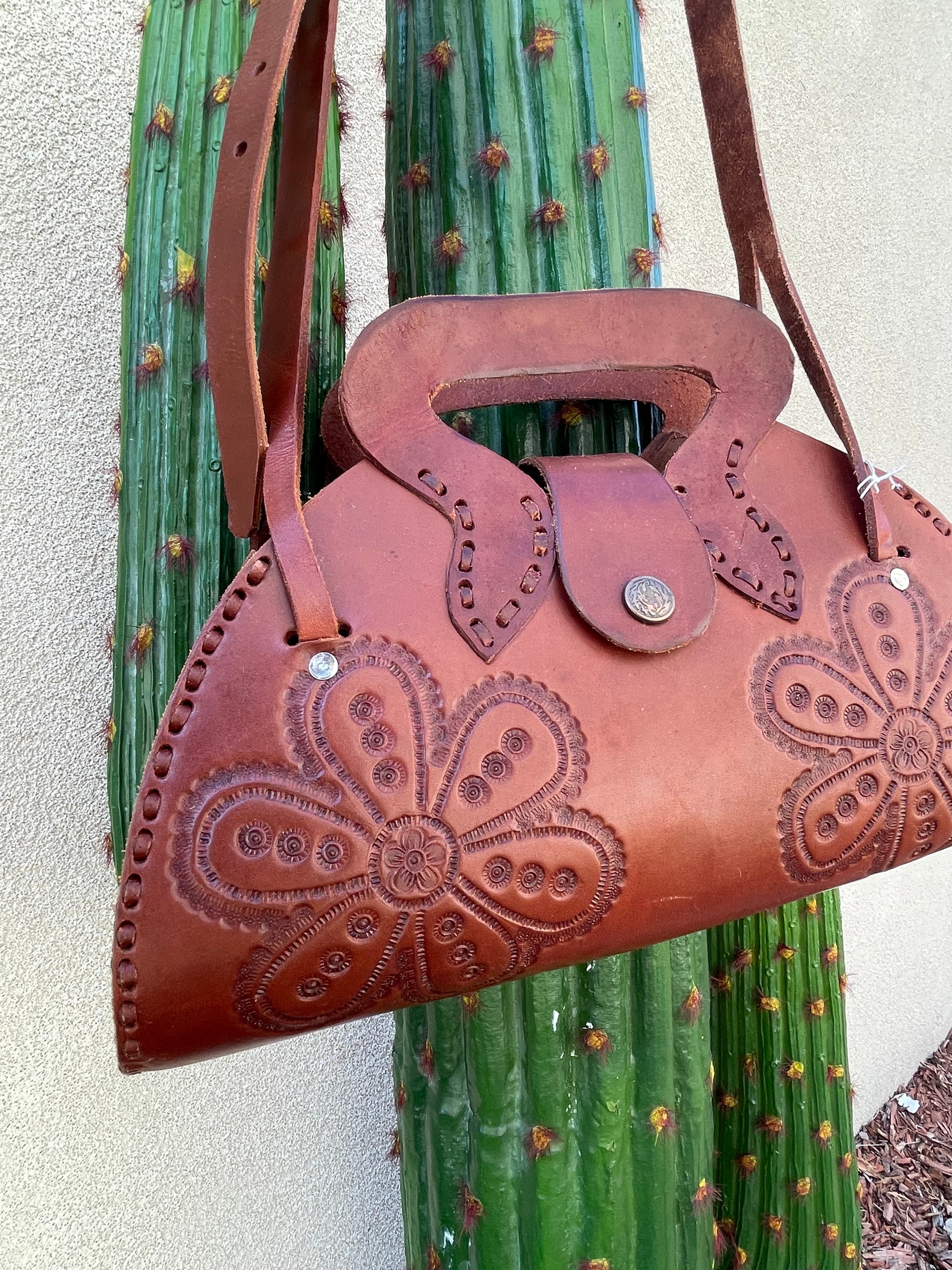 TACO leather crossbody