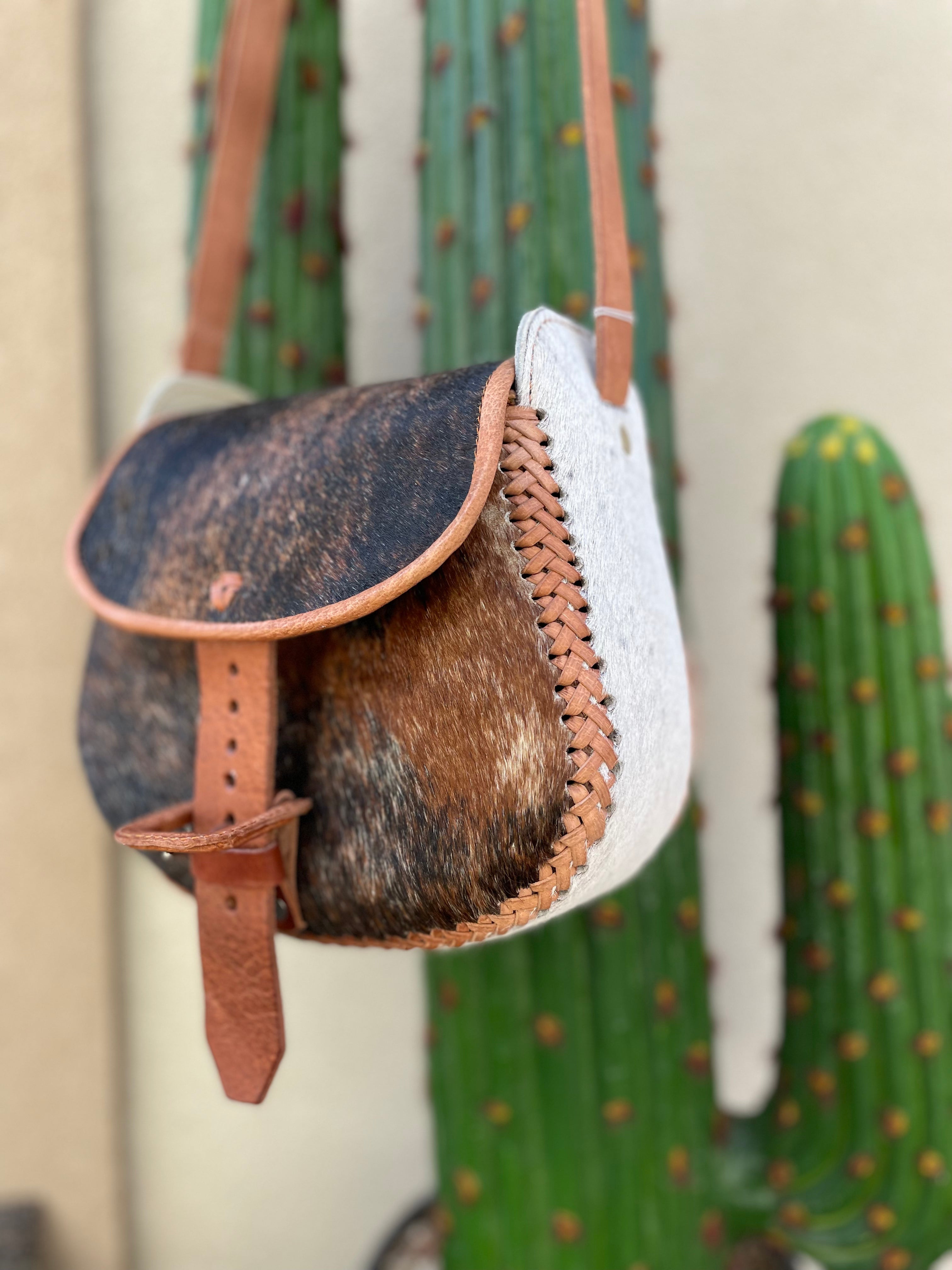 Dark Cowhide 10" Crossbody