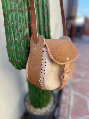 10" Cowhide Crossbody