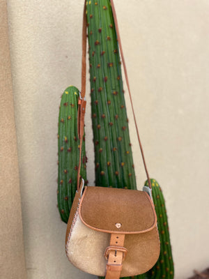 10" Cowhide Crossbody