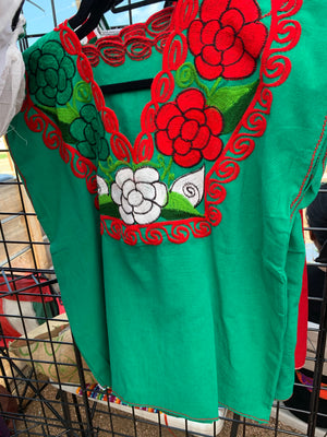 Red, White & Green Women Blouses