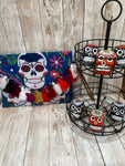 Calavera wristlet (Blue)