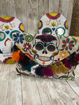 Calavera Crossbody Purse(White)